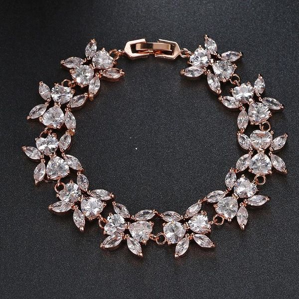 charm bracelets cubic zirconia women rose gold-color flower shape &bangles anniversary gifts b-031, Golden;silver
charm bracelets cubic zirconia women rose gold-color flower shape &bangles anniversary gifts b-031, Golden;silver