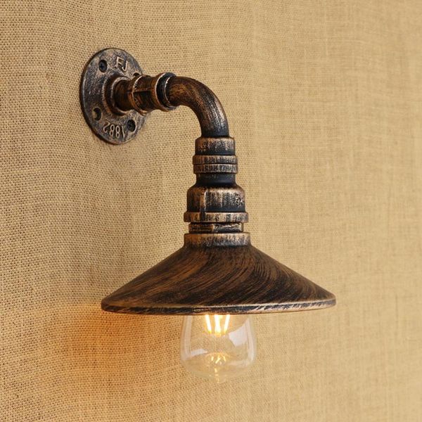 wall lamp vintage iron water pipe style 4 colors retro lampshade for living room bedroom hallway restaurant e27 220v
wall lamp vintage iron water pipe style 4 colors retro lampshade for living room bedroom hallway restaurant e27 220v