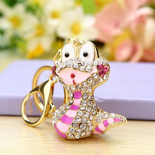 keychains high-quality enamel craft ornament snake women bag pendant purse key chain car keyring, Silver
keychains high-quality enamel craft ornament snake women bag pendant purse key chain car keyring, Silver