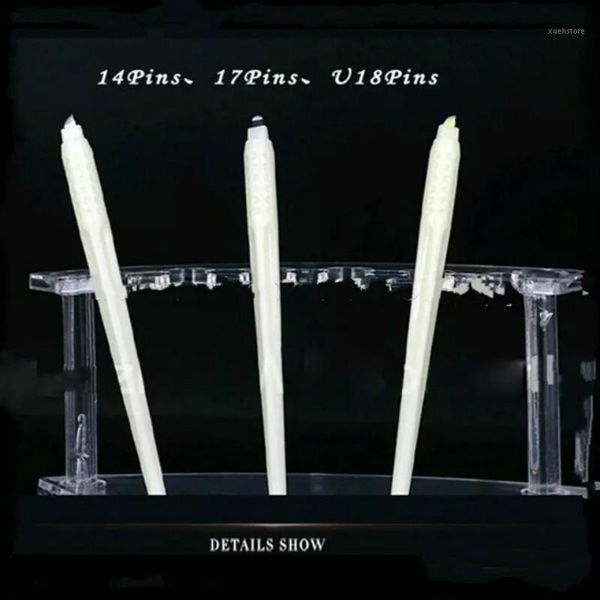 permanent makeup needles & tips 50pcs white disposable microblading pens with 7/12/14/17/18u pins embroidery blades1
permanent makeup needles & tips 50pcs white disposable microblading pens with 7/12/14/17/18u pins embroidery blades1