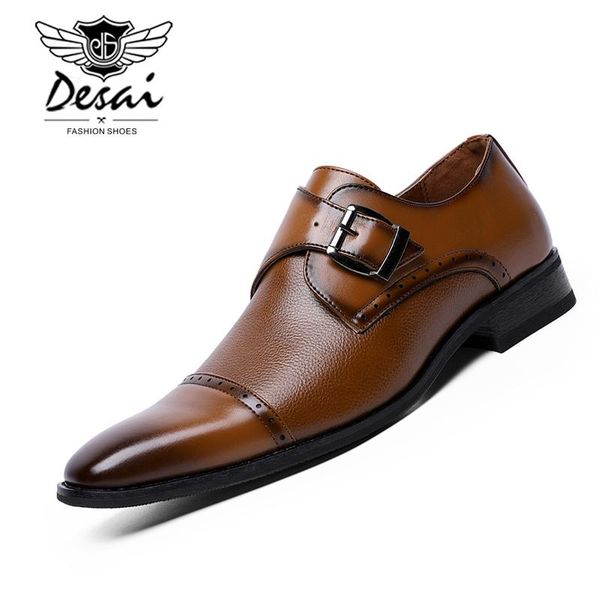 dress shoes desai brand 2021 men's business single buckle slip-on gentleman men formal oxfords monk strap, Black
dress shoes desai brand 2021 men's business single buckle slip-on gentleman men formal oxfords monk strap, Black