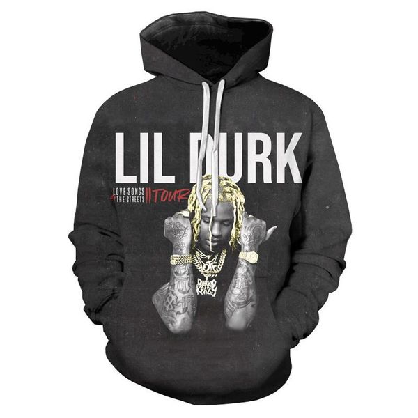 men's hoodies & sweatshirts lil durk 3d printed hoodie rapper men and women hip hop fashion street pullover leisure hooded, Black
men's hoodies & sweatshirts lil durk 3d printed hoodie rapper men and women hip hop fashion street pullover leisure hooded, Black