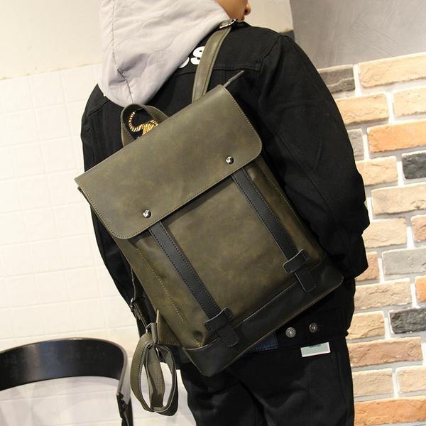 xiao.p fashion men's pu leather trend backpack student bag travel shoulder street
xiao.p fashion men's pu leather trend backpack student bag travel shoulder street
