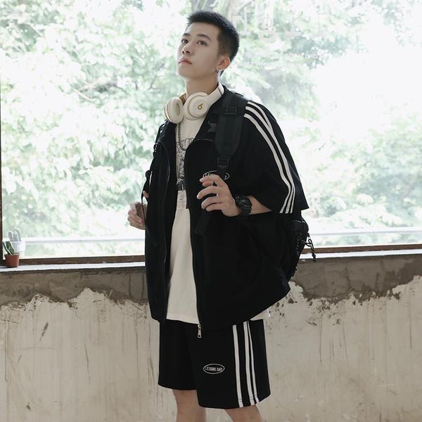 summer style leisure sports suit men's short sleeve youth two piece sets mens clothes tracksuit sweatsuit tracksuits, Gray
summer style leisure sports suit men's short sleeve youth two piece sets mens clothes tracksuit sweatsuit tracksuits, Gray