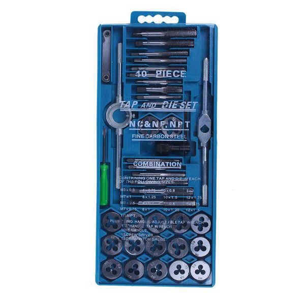 hand tools tap and die set 40 piece w/case tapping threading chasing repair
hand tools tap and die set 40 piece w/case tapping threading chasing repair
