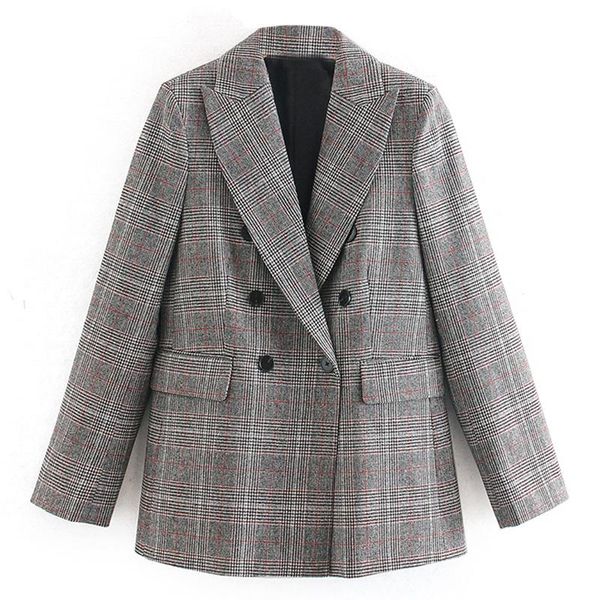 women's suits & blazers adherebling spring autumn checked chic long sleeve double breasted women plaid coats office lady suit jacket, White;black
women's suits & blazers adherebling spring autumn checked chic long sleeve double breasted women plaid coats office lady suit jacket, White;black