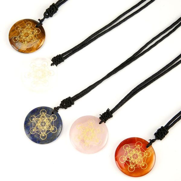 pendant necklaces natural crystal wafer carved metatron's cube multidimensional metatron necklace, Silver
pendant necklaces natural crystal wafer carved metatron's cube multidimensional metatron necklace, Silver