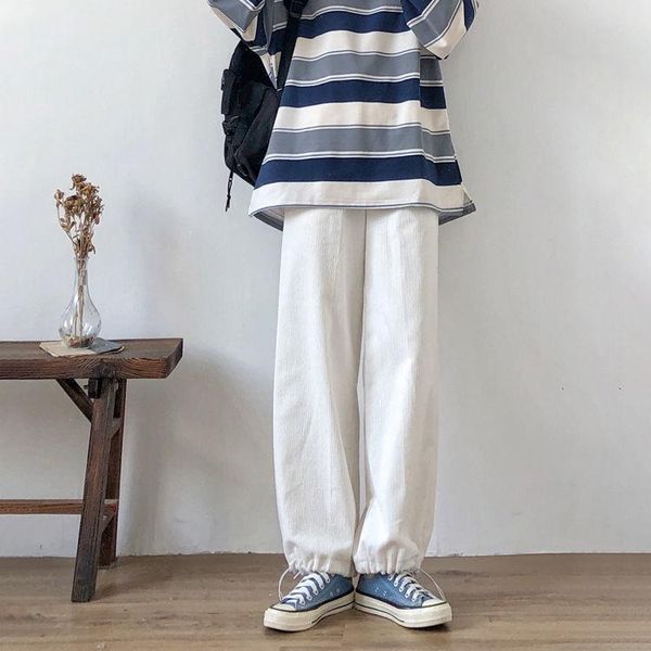 women's pants & capris women high waist corduroy casual japanese style streetwear loose pockets full length wide leg all-match pant fas, Black;white
women's pants & capris women high waist corduroy casual japanese style streetwear loose pockets full length wide leg all-match pant fas, Black;white