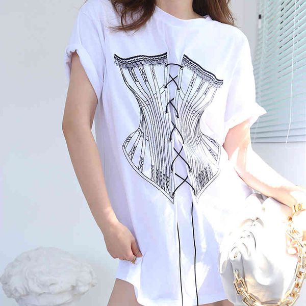 t shirt white cross bandage shirt for women o neck short sleeve casual loose t shirts female fashion clothing summer
t shirt white cross bandage shirt for women o neck short sleeve casual loose t shirts female fashion clothing summer