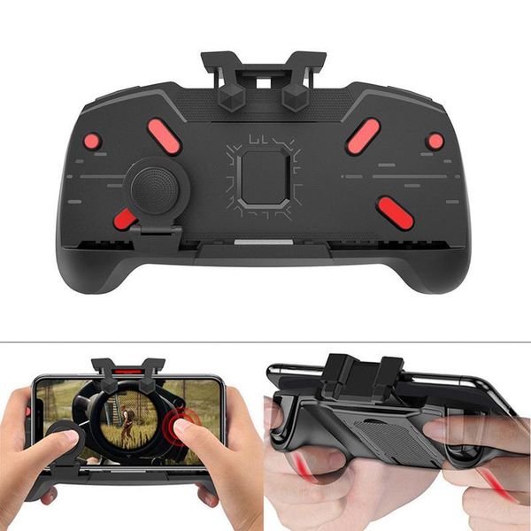 gaming joystick gamepad mobile phone trigger fire button l1r1 shooter controller for pubg game handle holder bracket controllers & joysticks
gaming joystick gamepad mobile phone trigger fire button l1r1 shooter controller for pubg game handle holder bracket controllers & joysticks