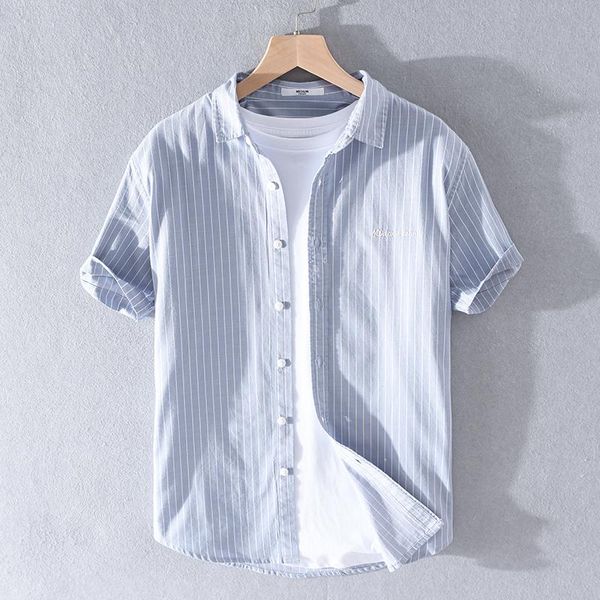 men's casual shirts 2021 summer design stripe white shirt men cotton brand for fashion mens comfortable overhemd camisa, White;black
men's casual shirts 2021 summer design stripe white shirt men cotton brand for fashion mens comfortable overhemd camisa, White;black