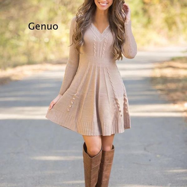 casual dresses knit sweater dress women v-neck long sleeve loose oversize party work haikyuu francais autumn winter vestidos streetwear, Black;gray
casual dresses knit sweater dress women v-neck long sleeve loose oversize party work haikyuu francais autumn winter vestidos streetwear, Black;gray