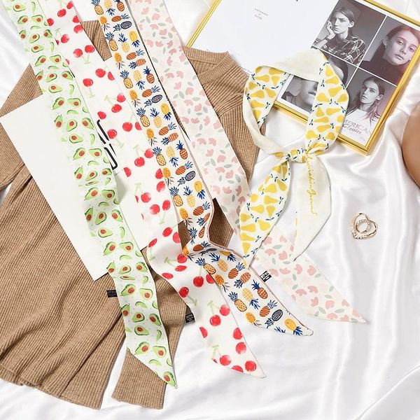 scarves fruit cartoon girl print patchwork skinny small long scarf floral decorate bag handle ribbon neckchief headband hand tie, Blue;gray
scarves fruit cartoon girl print patchwork skinny small long scarf floral decorate bag handle ribbon neckchief headband hand tie, Blue;gray
