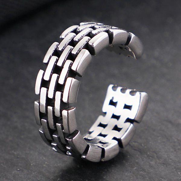 cluster rings cool mens stainless steel 9mm wide open ring man male finger jewelry friends gift for boyfriend husband drop, Golden;silver
cluster rings cool mens stainless steel 9mm wide open ring man male finger jewelry friends gift for boyfriend husband drop, Golden;silver
