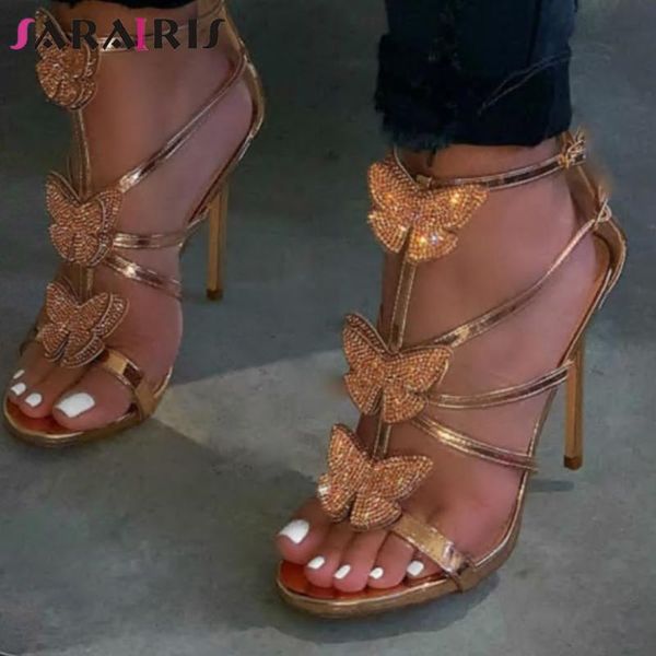 sandals sarairis ins 2021 female cool peep toe party super high thin heel women fashion crystal butterfly shoes woman, Black
sandals sarairis ins 2021 female cool peep toe party super high thin heel women fashion crystal butterfly shoes woman, Black