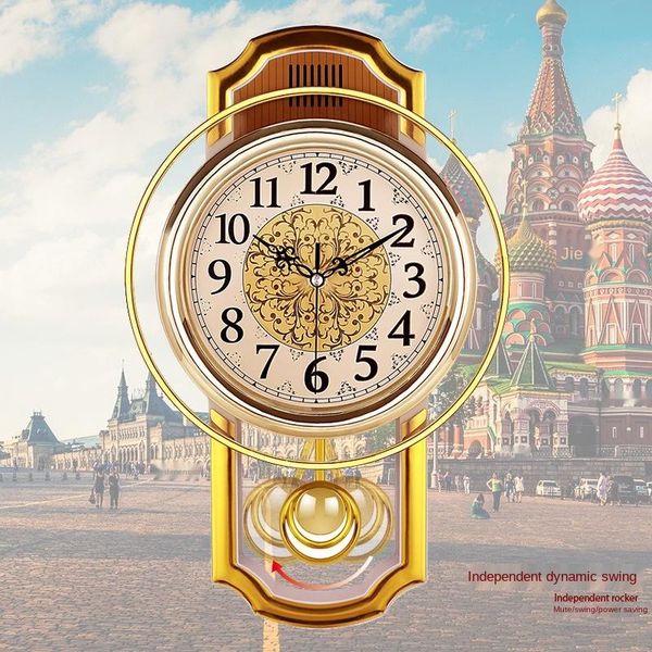european style retro swing wall clock simple living room fashion watch bedroom quiet quartz modern clocks decoration
european style retro swing wall clock simple living room fashion watch bedroom quiet quartz modern clocks decoration