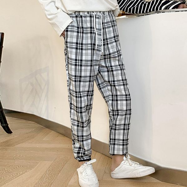 pants fashionable the classic men's plaid korean style trend versatile capris in early autumn, Black
pants fashionable the classic men's plaid korean style trend versatile capris in early autumn, Black