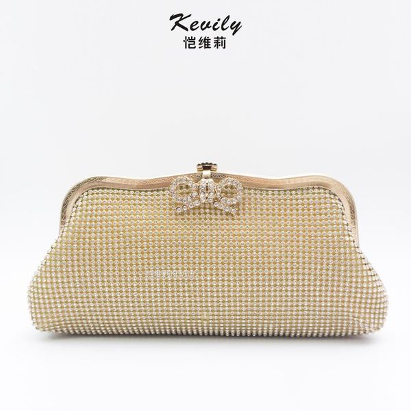 kaiweili diamond bow evening dress annual meeting bag handmade sweet hand chain bags
kaiweili diamond bow evening dress annual meeting bag handmade sweet hand chain bags