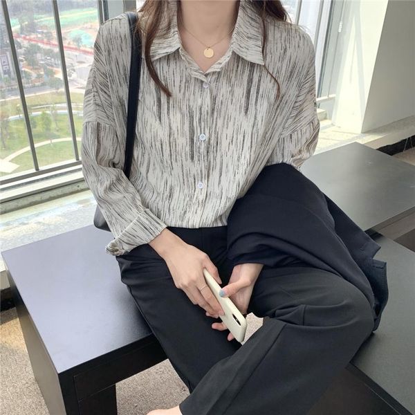 women's blouses & shirts hzirip green full sleeves office lady striped ol 2021 casual summer brief printed lapel vintage outwear femme, White
women's blouses & shirts hzirip green full sleeves office lady striped ol 2021 casual summer brief printed lapel vintage outwear femme, White