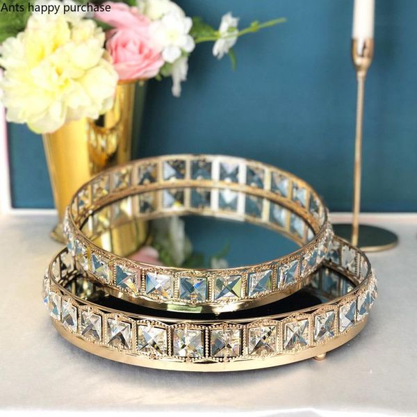 kitchen storage & organization european style silver crystal tray golden round square mirror finishing disk jewelry box banquet dessert cake
kitchen storage & organization european style silver crystal tray golden round square mirror finishing disk jewelry box banquet dessert cake