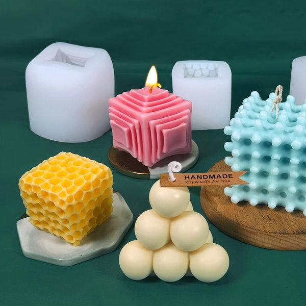 craft tools 3d bubble cube soy wax candle mold diy silicone plaster decoration candles mould soap crafts
craft tools 3d bubble cube soy wax candle mold diy silicone plaster decoration candles mould soap crafts