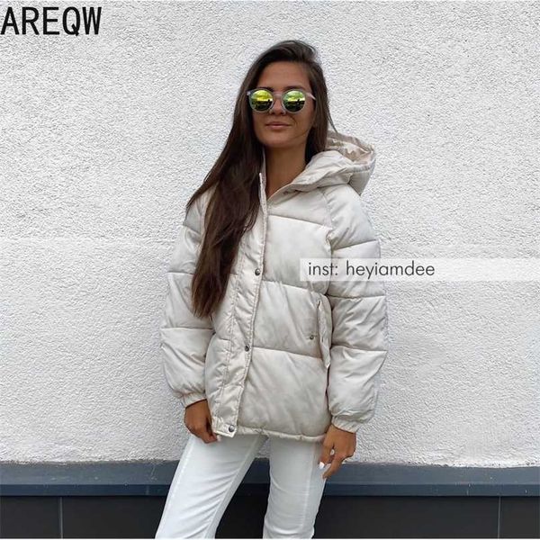 short winter jacket women oversize parka coat warm thick cotton loose hooded padded 211018, Black
short winter jacket women oversize parka coat warm thick cotton loose hooded padded 211018, Black