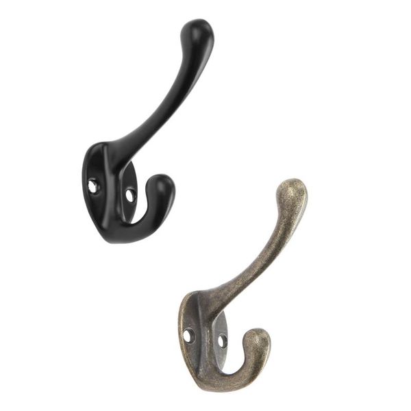 hooks & rails 1set wall/door retro hook mounted double hanger w/screws antique bronze/gold coat/key/bag/towel/hat holder bathroom kitchen 55
hooks & rails 1set wall/door retro hook mounted double hanger w/screws antique bronze/gold coat/key/bag/towel/hat holder bathroom kitchen 55