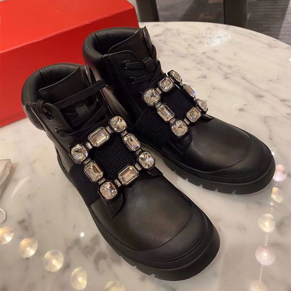 designer brand womens boots for autumn and winter new white square buckle rhinestone flat ankle western real cow patent leather lace elastic, Black
designer brand womens boots for autumn and winter new white square buckle rhinestone flat ankle western real cow patent leather lace elastic, Black