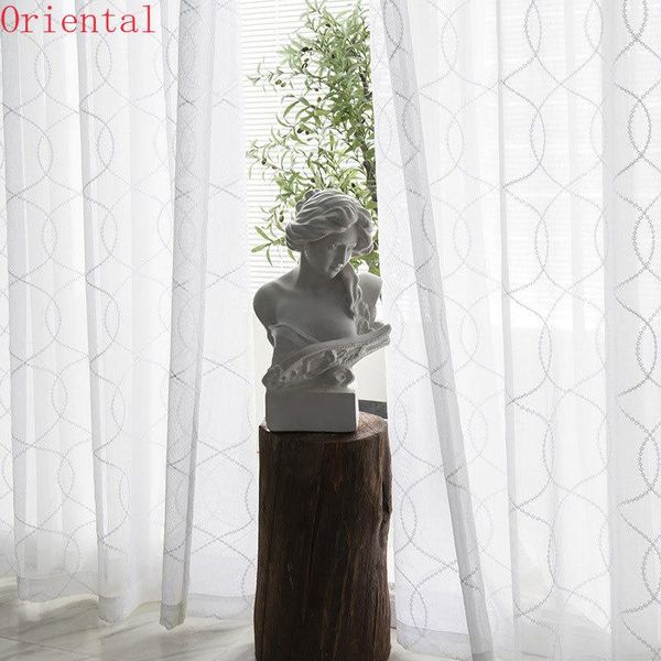 white embroidery tulle curtains for living room modern geometry curve sheer voile curtain bedroom blind drape door custom & drapes
white embroidery tulle curtains for living room modern geometry curve sheer voile curtain bedroom blind drape door custom & drapes