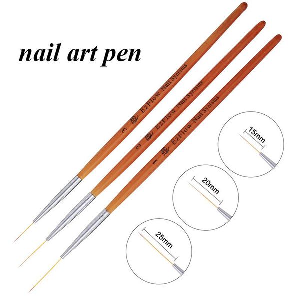 nail brushes 15/20/25mm 3pcs art brush wooden handle french lines stripe flower painting drawing liner pen manicure tool, Yellow
nail brushes 15/20/25mm 3pcs art brush wooden handle french lines stripe flower painting drawing liner pen manicure tool, Yellow