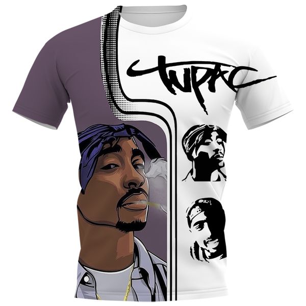 cloocl rapper 2pac mens t-shirts short sleeve men clothing harajuku t shirts 3d print shirt, White;black
cloocl rapper 2pac mens t-shirts short sleeve men clothing harajuku t shirts 3d print shirt, White;black