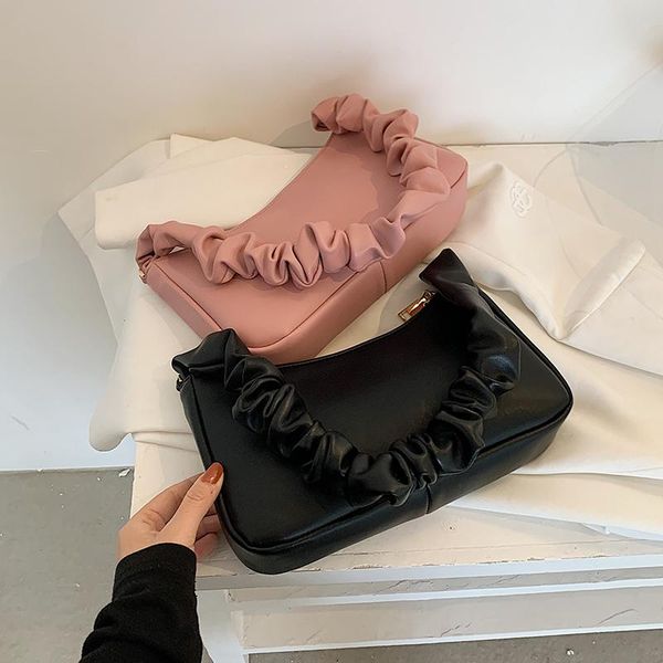 pleated strap small pu leather armpit crossbody bag for women 2021 female travel fashion chain shoulder handbags and purses evening bags
pleated strap small pu leather armpit crossbody bag for women 2021 female travel fashion chain shoulder handbags and purses evening bags