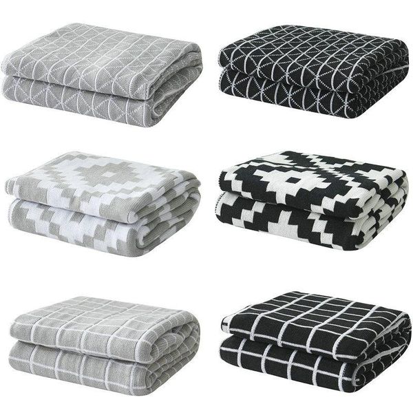 nordic simplicity style black white knitted blanket 120x180cm cotton geometric triangle throw home sofa travel blankets
nordic simplicity style black white knitted blanket 120x180cm cotton geometric triangle throw home sofa travel blankets