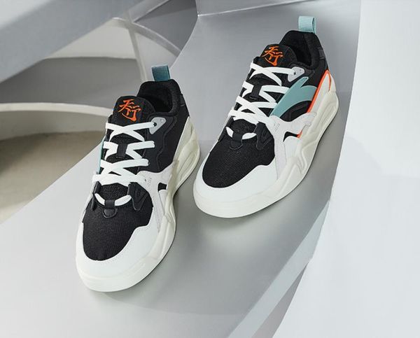 anta men's shoes sneakers 2021 spring retro trendy casual lightweight sports men skateboarding shoe whith box, Black
anta men's shoes sneakers 2021 spring retro trendy casual lightweight sports men skateboarding shoe whith box, Black