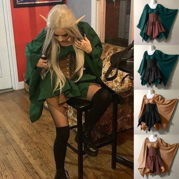 casual dresses halloween women medieval cosplay costumes gothic retro long sleeve corset dress mori girl ropa mujer vestidos, Black;gray
casual dresses halloween women medieval cosplay costumes gothic retro long sleeve corset dress mori girl ropa mujer vestidos, Black;gray