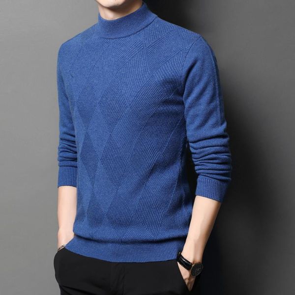 men's sweaters 2021 thick 100% wool autumn & winter casual plaid cashmere jumper male warm pure knitwear pullovers, White;black
men's sweaters 2021 thick 100% wool autumn & winter casual plaid cashmere jumper male warm pure knitwear pullovers, White;black