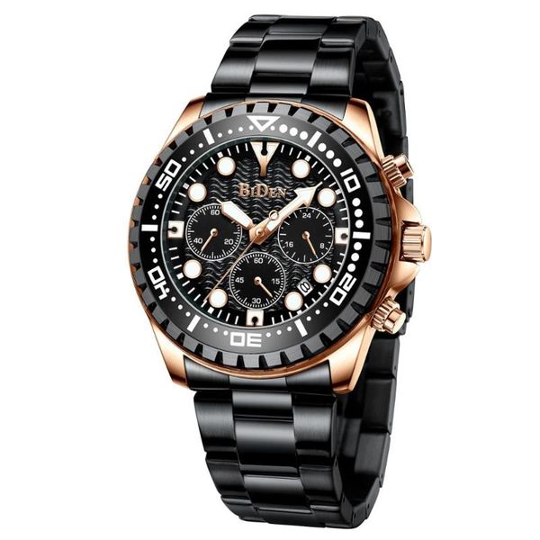 wristwatches biden men's watches, chronographs, waterproof dates, stainless steel, business analog quartz watches, Slivery;brown
wristwatches biden men's watches, chronographs, waterproof dates, stainless steel, business analog quartz watches, Slivery;brown