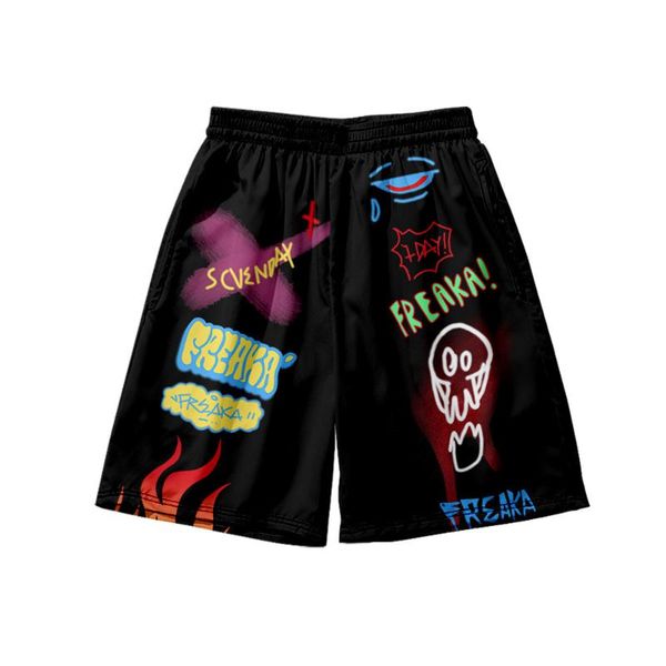 men's shorts 2021 summer seaside beach large size loose graffiti skull holiday 3d printed pants, White;black
men's shorts 2021 summer seaside beach large size loose graffiti skull holiday 3d printed pants, White;black