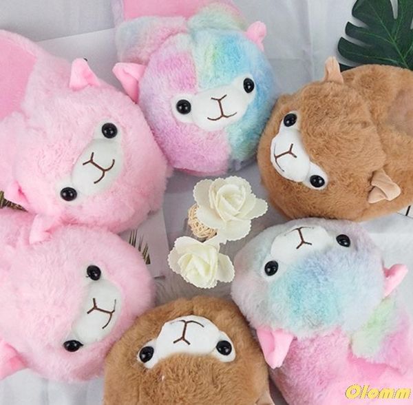 bedroom women furry slippes cute cartoon alpaca home fur slippers winter warm plush parent-child floor slides house flat, Black
bedroom women furry slippes cute cartoon alpaca home fur slippers winter warm plush parent-child floor slides house flat, Black