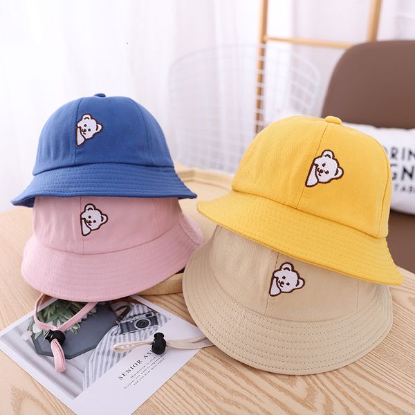 junchen children's hat autumn new cartoon embroidery bear fisherman's, Blue;gray
junchen children's hat autumn new cartoon embroidery bear fisherman's, Blue;gray