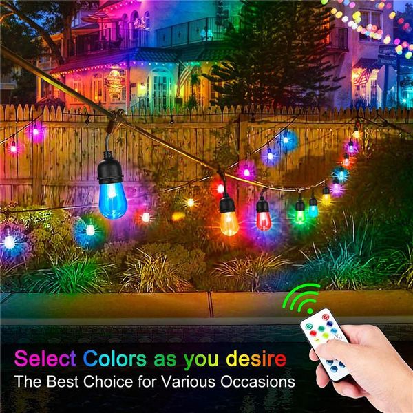 commercial grade dimmable rgb string lights, color changing outdoor lights with remote for patio playground park led strings
commercial grade dimmable rgb string lights, color changing outdoor lights with remote for patio playground park led strings