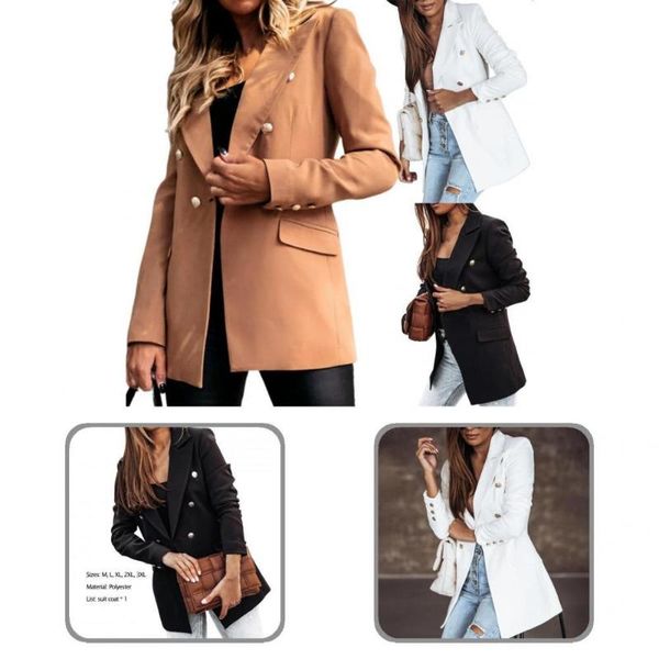 women's suits & blazers blazer all match outwear skin-friendly classic buttons coat office lady for party, White;black
women's suits & blazers blazer all match outwear skin-friendly classic buttons coat office lady for party, White;black