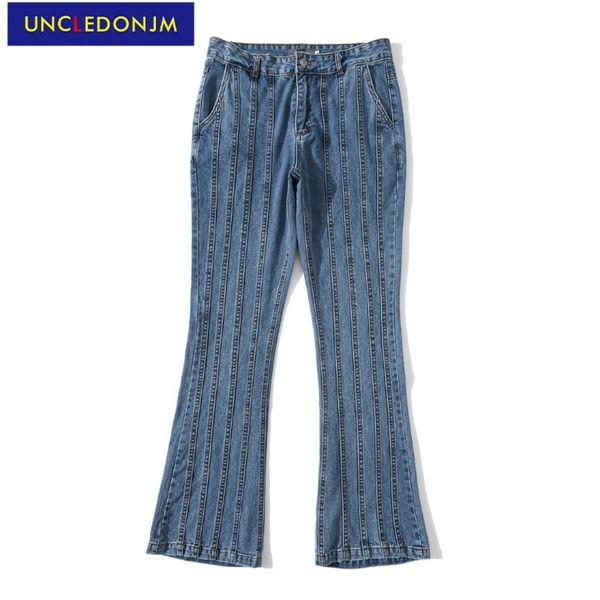 men's jeans uncledonjm patchwork mens street wear designer pants flare chic style men distressed denim skinny 8875, Blue
men's jeans uncledonjm patchwork mens street wear designer pants flare chic style men distressed denim skinny 8875, Blue
