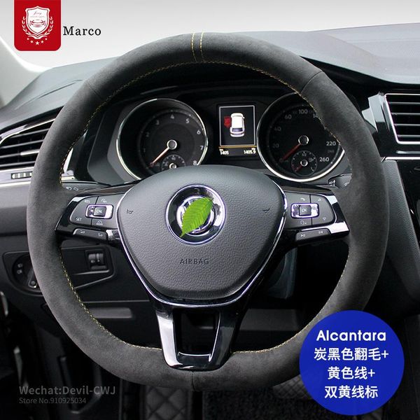 auto alcantara suede hand-stitch steering wheel cover for vw polo golf viloran t-cross passat tiguan auto parts accessories
auto alcantara suede hand-stitch steering wheel cover for vw polo golf viloran t-cross passat tiguan auto parts accessories