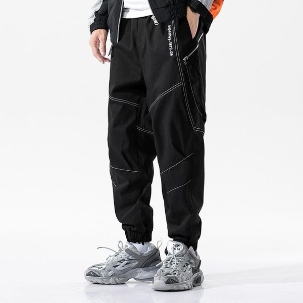 men's pants 2021 spring autumn men cotton casual korean streetwear fashion hip hop male harem side pockets loose sweatpants, Black
men's pants 2021 spring autumn men cotton casual korean streetwear fashion hip hop male harem side pockets loose sweatpants, Black