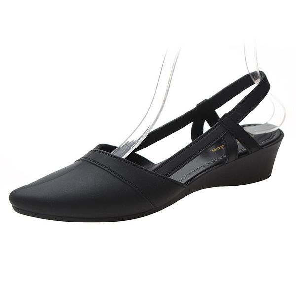 dress shoes wedges summer sandals women pointed toe casual 2021 solid color plastic jelly for cover lady heels, Black
dress shoes wedges summer sandals women pointed toe casual 2021 solid color plastic jelly for cover lady heels, Black