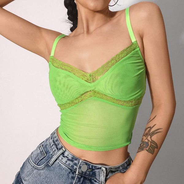 women's tanks & camis mesh green crop sleeveless clubwear deep v neck cami patchwork lace edge backless korean y2k tank fashion clo, White
women's tanks & camis mesh green crop sleeveless clubwear deep v neck cami patchwork lace edge backless korean y2k tank fashion clo, White