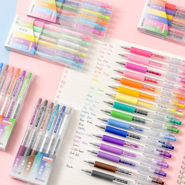 ballpoint pens multi gray set kawaii 0.5 color cute gel ink pen for writing highlighter office school supplies stationery replace refill, Blue;orange
ballpoint pens multi gray set kawaii 0.5 color cute gel ink pen for writing highlighter office school supplies stationery replace refill, Blue;orange