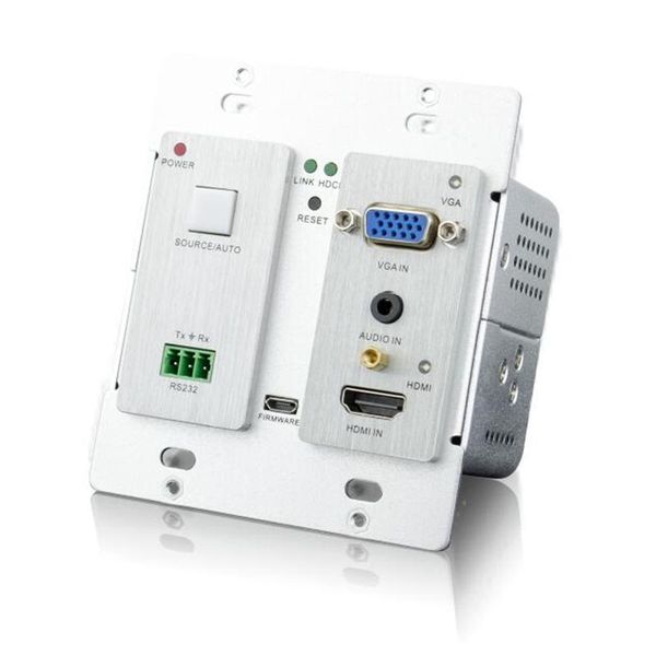 audio cables & connectors decora style 4k hdbaset extender transmitter wall-mountable or vga/audio rs232 up to 70m
audio cables & connectors decora style 4k hdbaset extender transmitter wall-mountable or vga/audio rs232 up to 70m