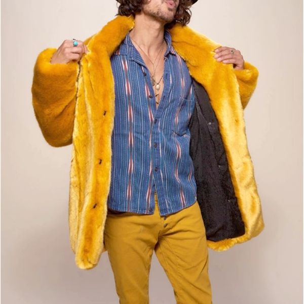 winter faux man imitation fur jacket men's fur mink whole single fur coat men 211207, Black
winter faux man imitation fur jacket men's fur mink whole single fur coat men 211207, Black